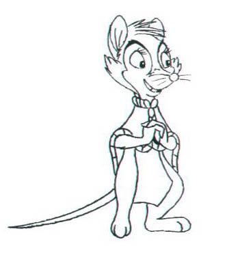 Sketch of Mrs Brisby