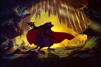 Screenshot of Brutus from the movie The Secret of NIMH